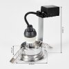 Vibersviller Inbouw verlichting LED Chroom, 1-licht