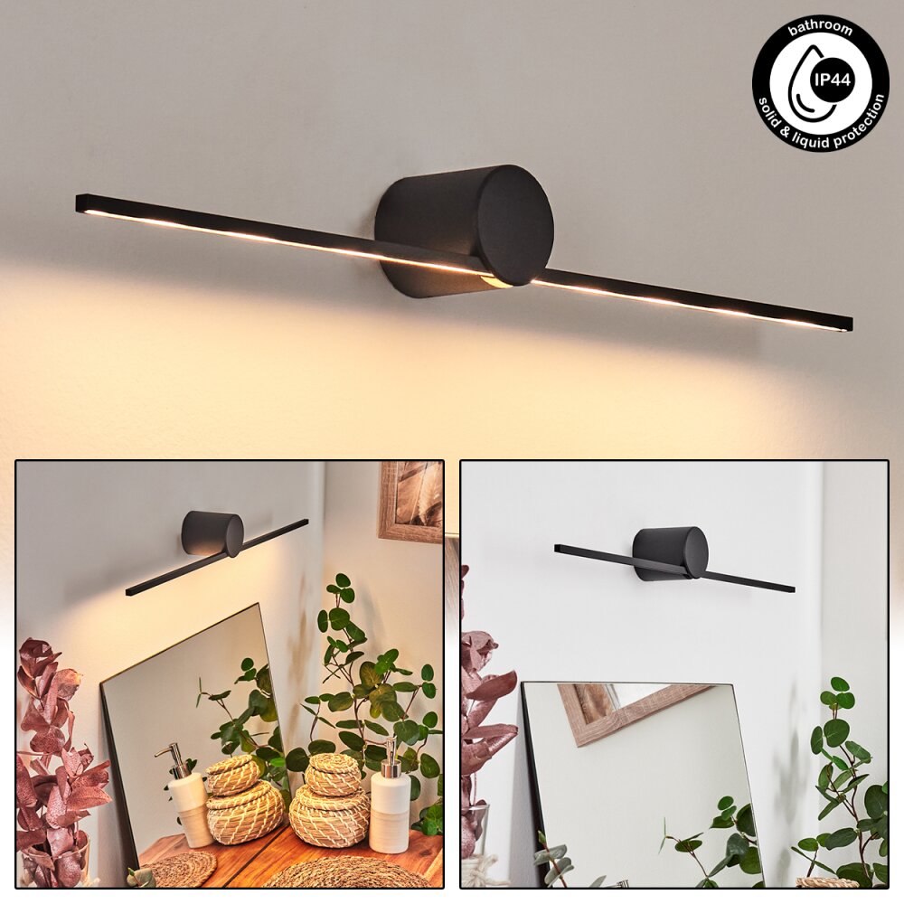Puharila Spiegellamp LED Zwart, 1-licht main product photo