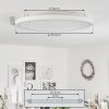 Audrieu Plafondlamp LED Wit, 2-lichts