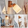 Tercier Muurlamp Oud zilver, Natuurlijke kleuren, 1-licht