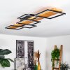 Pompu Plafondlamp LED Natuurlijke kleuren, Zwart, 1-licht