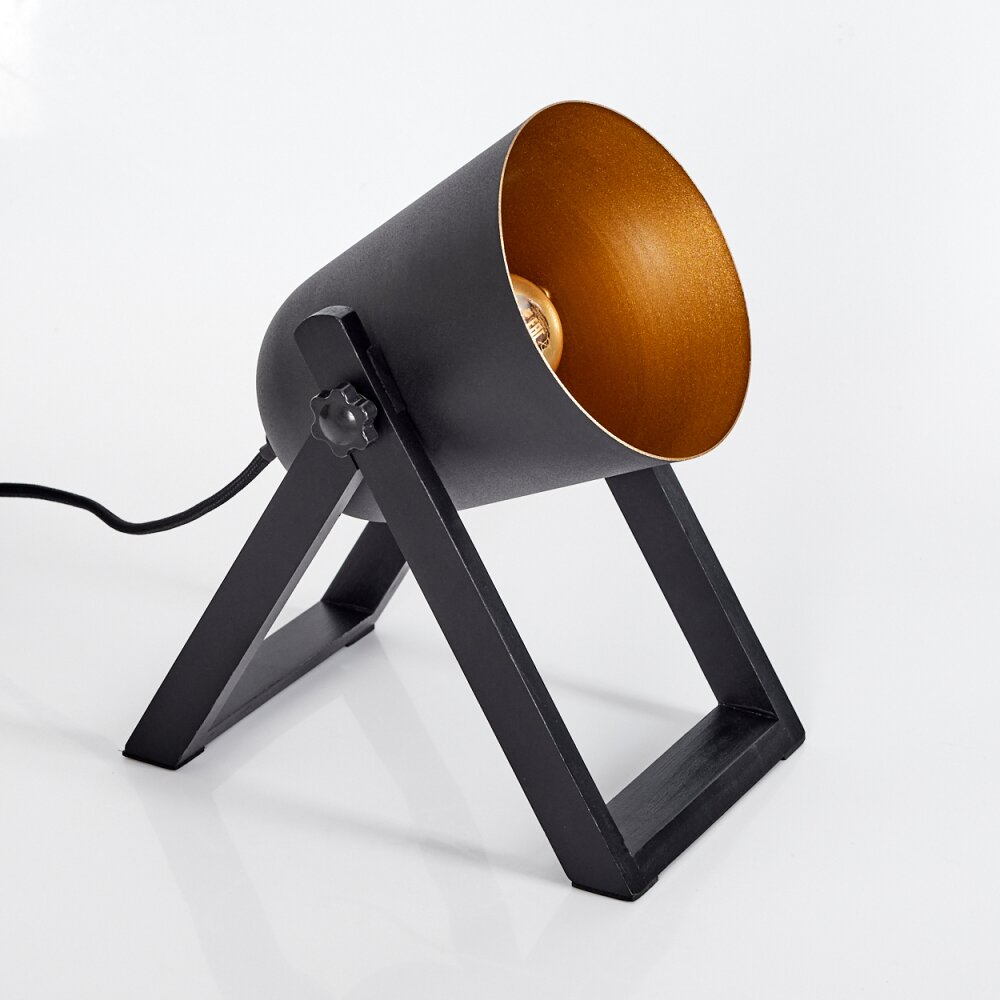 Novilly Tafellamp Zwart, 1-licht