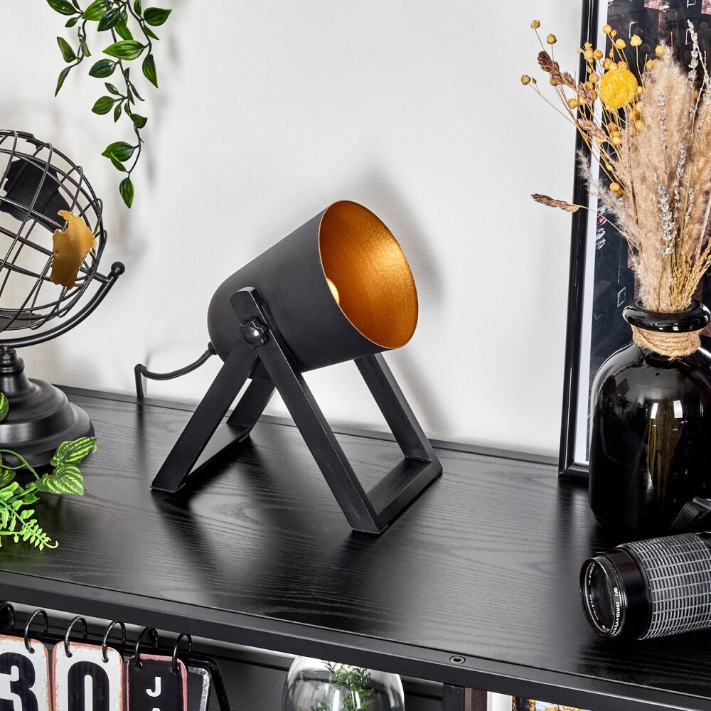 Novilly Tafellamp Zwart, 1-licht