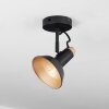 Vouzy Plafondlamp Zwart, 1-licht Vouzy Plafondlamp Zwart, 1-licht