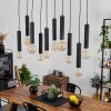 Wheelwright Hanglamp Nikkel mat, Zwart, 10-lichts