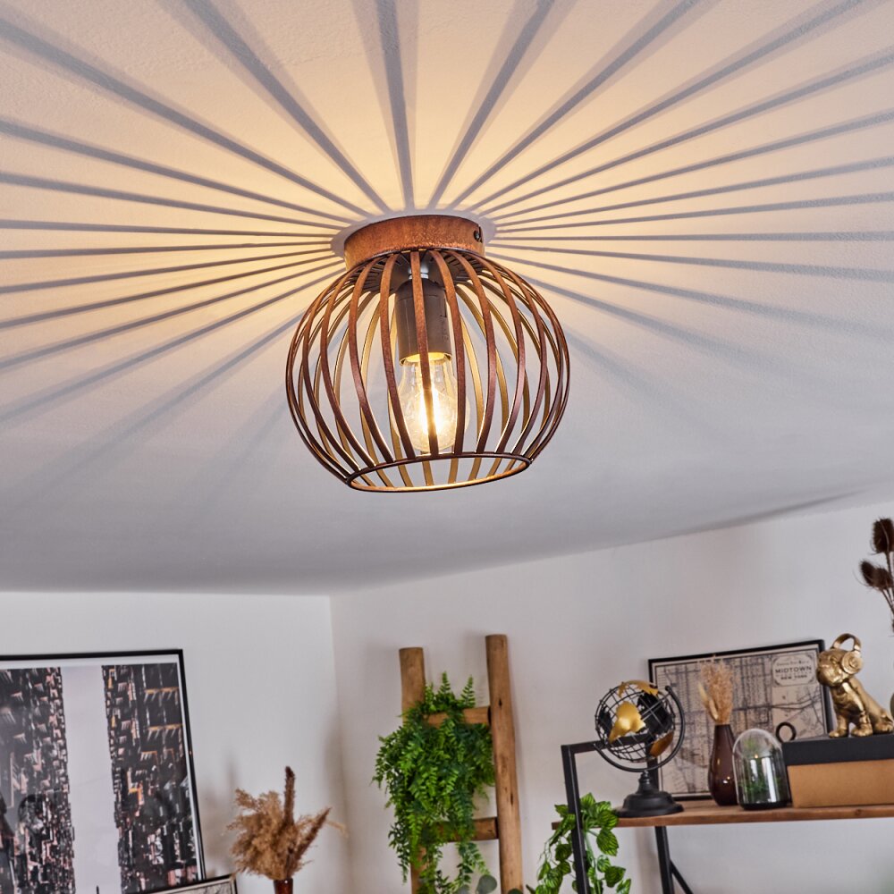 Oravi Plafondlamp Koperkleurig, 1-licht
