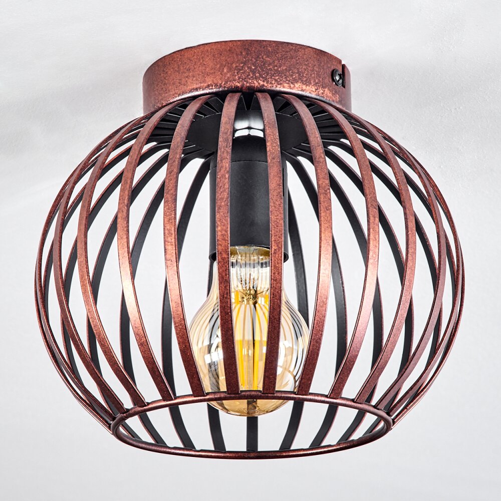 Oravi Plafondlamp Koperkleurig, 1-licht