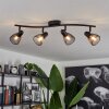 Malawi Plafondlamp Zwart, 1-licht
