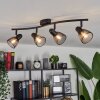 Malawi Plafondlamp Zwart, 1-licht