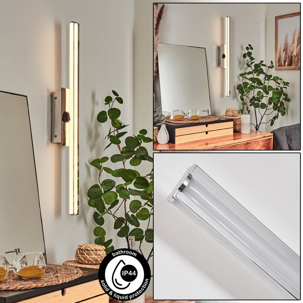 Aspers Spiegellamp LED Chroom, 1-licht main product photo