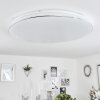 Remenoville Plafondlamp LED Chroom, Wit, 1-licht