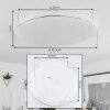 Remenoville Plafondlamp LED Chroom, Wit, 1-licht