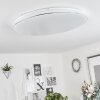 Remenoville Plafondlamp LED Chroom, Wit, 1-licht