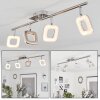 Villenauxe Plafondlamp LED Chroom, Nikkel mat, 4-lichts