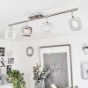 Villenauxe Plafondlamp LED Chroom, Nikkel mat, 4-lichts