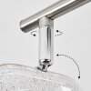 Villenauxe Plafondlamp LED Chroom, Nikkel mat, 4-lichts