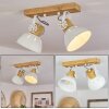 Orny Plafondlamp Natuurlijke kleuren, Wit, 2-lichts