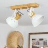 Orny Plafondlamp Natuurlijke kleuren, Wit, 2-lichts
