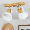 Orny Plafondlamp Natuurlijke kleuren, Wit, 2-lichts