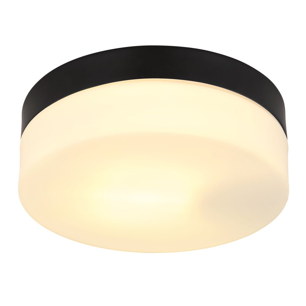 Globo VRANOS Buitenshuis plafond verlichting Zwart, 1-licht main product photo