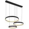 Globo HALLI Hanger LED Zwart, 1-licht, Afstandsbediening