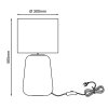 Brilliant Hydra Tafellamp Geel, 1-licht