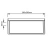 Brilliant Milton Plafondpaneel LED Zwart, 1-licht