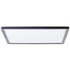 Brilliant Milton Plafondpaneel LED Zwart, 1-licht