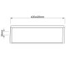 Brilliant Milton Plafondpaneel LED Zwart, 1-licht