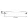 Brilliant Sorell Plafondpaneel LED Zwart, 1-licht, Afstandsbediening