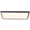 Brilliant Sorell Plafondpaneel LED Zwart, 1-licht, Afstandsbediening