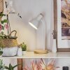 Kerzellec Tafellamp Hout licht, Wit, 1-licht