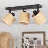 Chenevrey Plafondlamp Zwart, 3-lichts