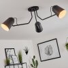 Sacriquier Plafondlamp Zwart, 3-lichts