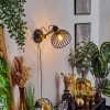 Sivergues Muurlamp Zwart, 1-licht