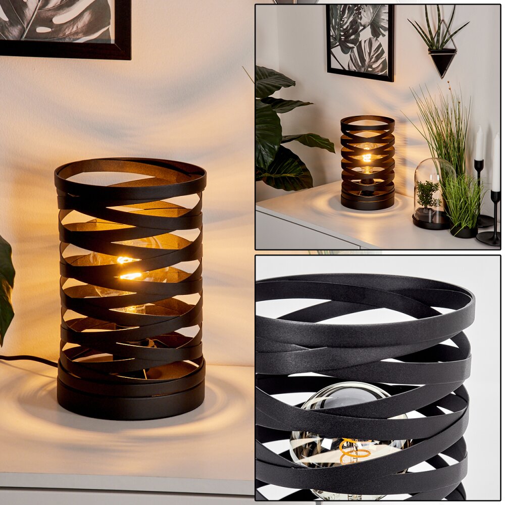 Bust Tafellamp Zwart, 1-licht main product photo