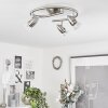Mirandol Plafondlamp Nikkel mat, 3-lichts