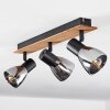 Murianette Plafondlamp Natuurlijke kleuren, Zwart, 3-lichts
