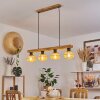 Auboncourt Hanglamp Natuurlijke kleuren, 4-lichts