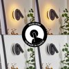 Orchaise Muurlamp LED Zwart, Wit, 2-lichts