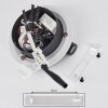 Orchaise Muurlamp LED Zwart, Wit, 2-lichts