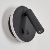 Orchaise Muurlamp LED Zwart, Wit, 2-lichts