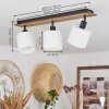Alsen Plafondlamp Hout donker, 3-lichts