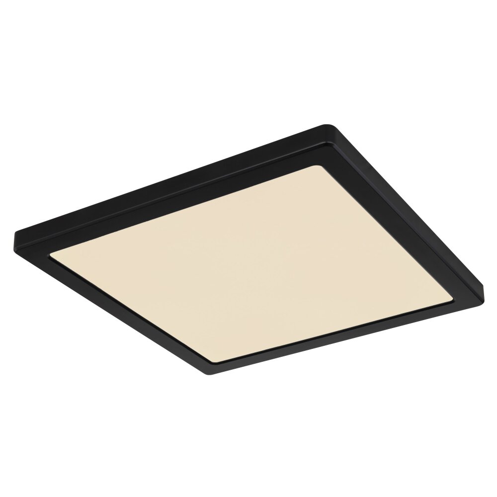 Globo LASSE Plafondpaneel LED Zwart, Wit, 1-licht main product photo
