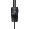 Globo RIELLY Staande lamp houtlook, Zwart, 2-lichts