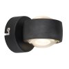 Globo RANDI Muurlamp LED Zwart, 2-lichts