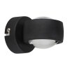 Globo RANDI Muurlamp LED Zwart, 2-lichts