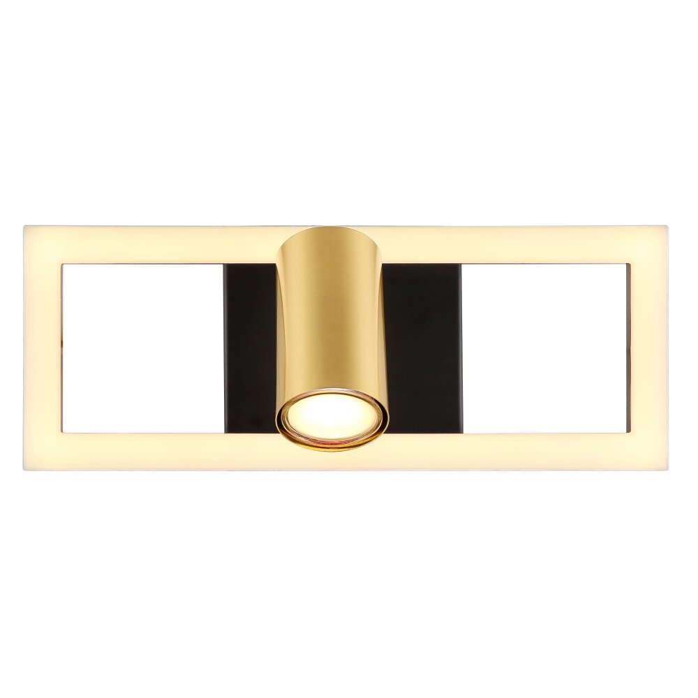 Globo MARRIE Muurlamp LED Messing, Zwart, 1-licht