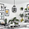 Arieux Hanger Zwart, 1-licht