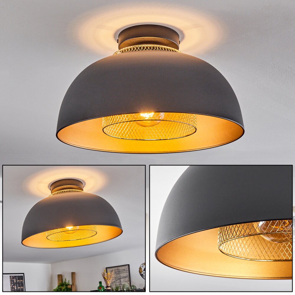 Wambez Plafondlamp Zwart, 1-licht main product photo